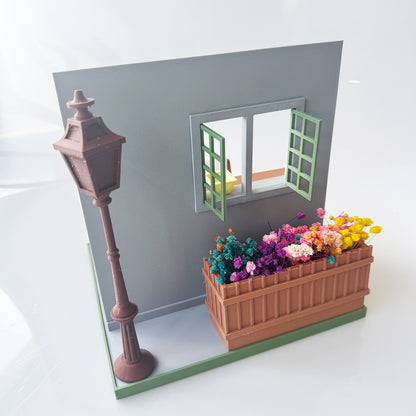 RHF121004 1/12 Study Frame 3D Printing DIY Miniature Scenes 1:12 scale dollhouse miniature office furniture set