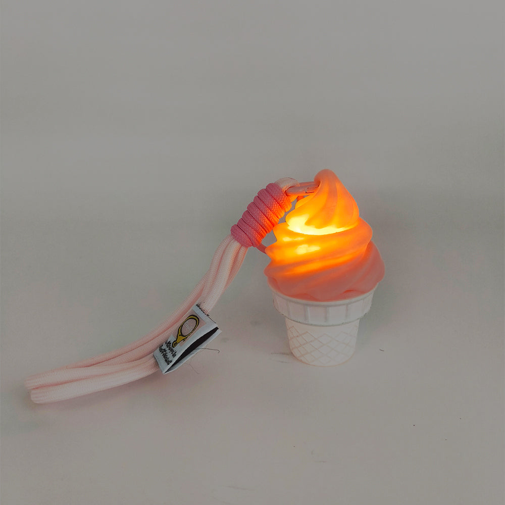 LYTP018J Ice Cream Key Ring 3D Printing Creative New Model Can Light Up Ice Cream Keychain Personalized Keychain Pendant