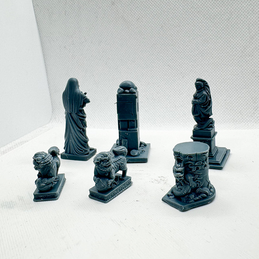 Yao's Studio LYTS062 Diorama 3D Printed Model Railway Train Scenery Garden Statue Collection