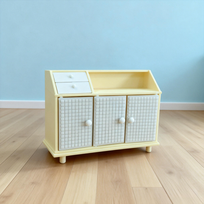 RHF240 Tea Cabinet Coffee Table 3D printing DIY miniature scenes dollhouses creative ornaments desktop scenes and miniature models for BJD and OB dolls tea cabinet coffee table