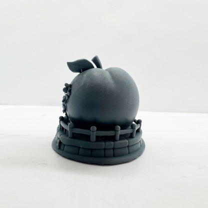 LYTS189 Peach House Miniature Model - 3D Printed Fairy Tale Diorama Decor Ornament