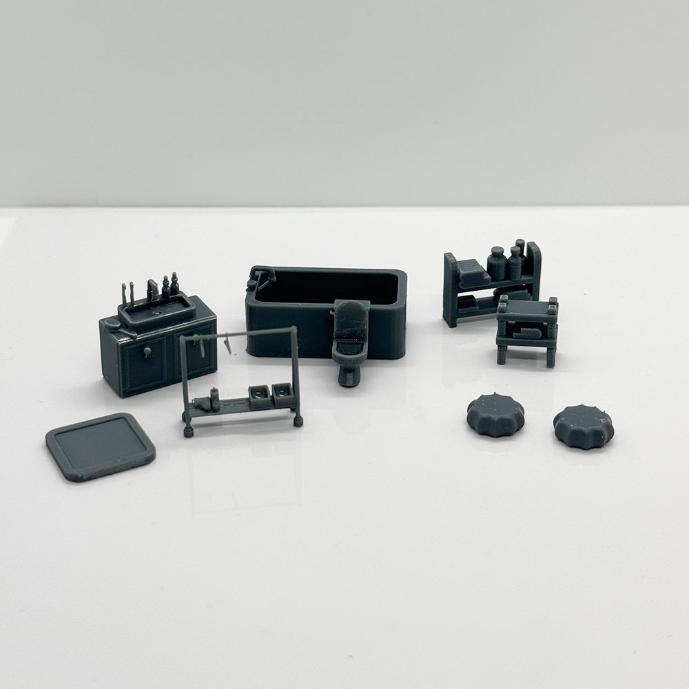 Yao's Studio LYTS089 3D Printed Miniature Model Bathroom Furniture Set