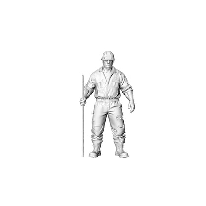 MRY-SFW LYGR326 3D Printed Post-Apocalyptic Construction Site Survivors Set Wargame Miniatures