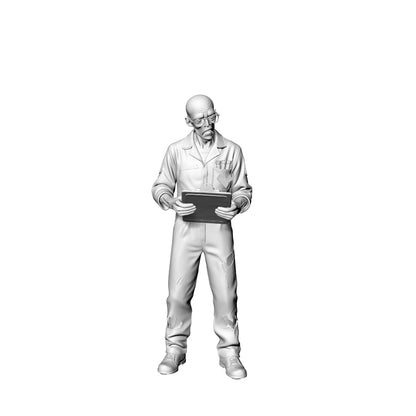 MRY-SFW LYGR320 3D Printed Post-Apocalyptic Lab Zombies 5PCS Miniature for Painting