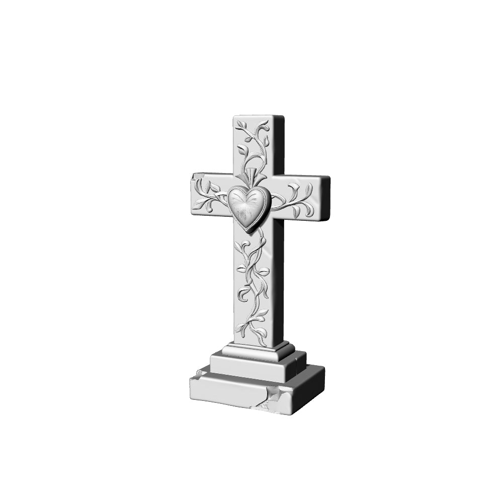 MRY-SFW LYTS265 Damaged Worn Angel Statue 3D Printed Mini Sculpture, Doomsday Ruin Scene Diorama Model