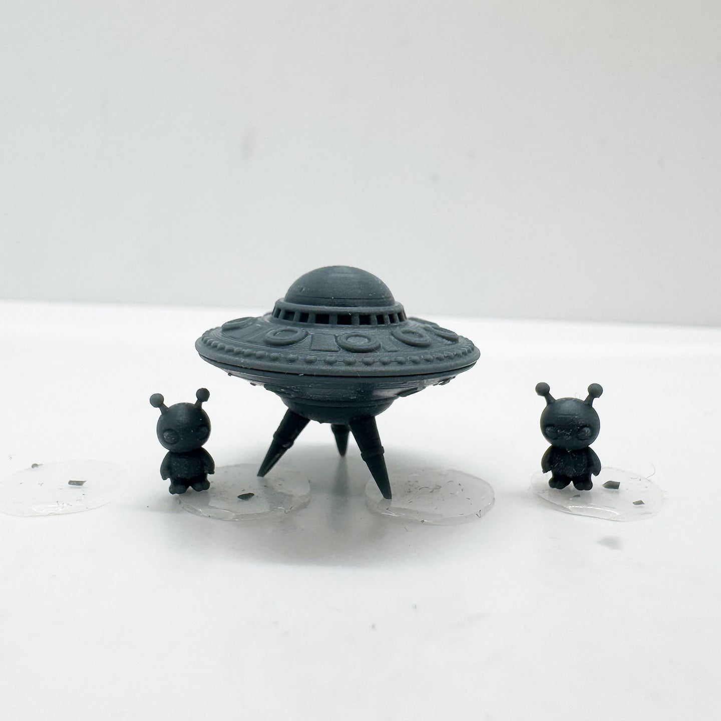 LYTS168 Multi-Style Alien Pet UFO Model - 3D Printed Sci-Fi Ornament