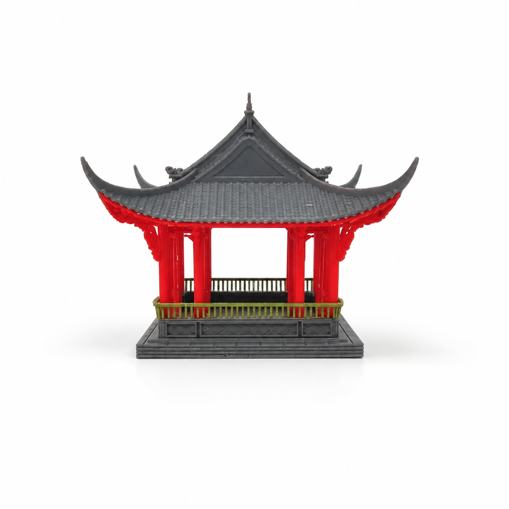 RHF532 Zuiweng Pavilion Desktop Ornament, Ancient Style Arch – LCD 3D printed resin model kit, image 1