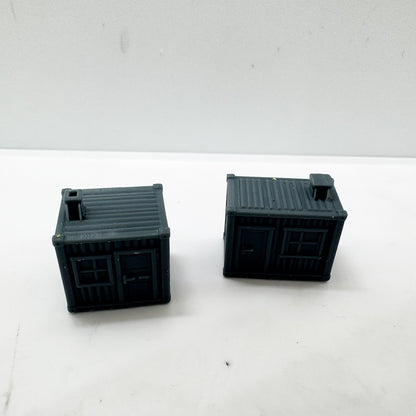 LYTS170 3D Printed Industrial-Style Container Hut Miniature Model - Diorama Decor