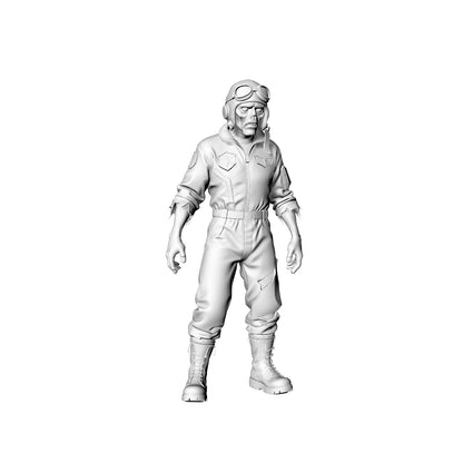 MRY-SFW LYGR300 3D Printed Elite Profession Zombie Miniatures, Post-Apocalyptic Figures for Tabletop Games & Wargaming