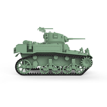 SSMODEL 505 Military Armoured Model Kit US M3A1 Light Tank