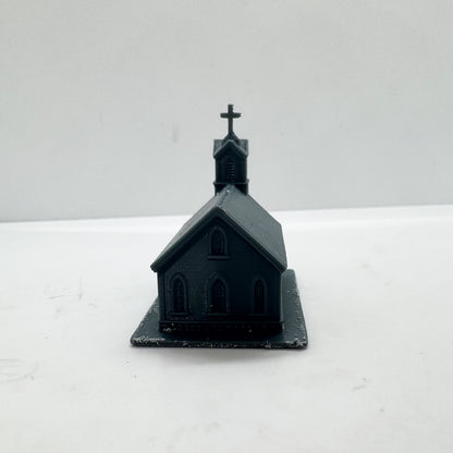MRY-SFW LYTS136 3D Printed Railroad Scenery American Country-Style Church ¨C Classic Religious Architecture Miniature for Diorama Building & Miniature Landscape Enthusiasts