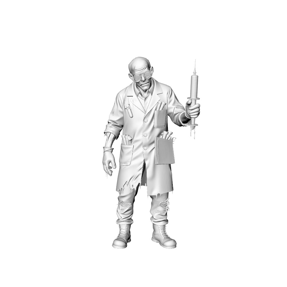 MRY-SFW LYGR307 3D Printed Bio-Mutant Zombie Miniatures, Post-Apocalyptic Experiment Undead Figures for Tabletop Games & Dioramas
