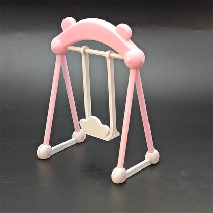 LYTP121032 1/12 Adorable Swing 3D Printing DIY Miniature Scenes, Dollhouses, Creative Ornaments, Desktop Displays, Mini Models, 1/12 Scale, BJD OB Dolls
