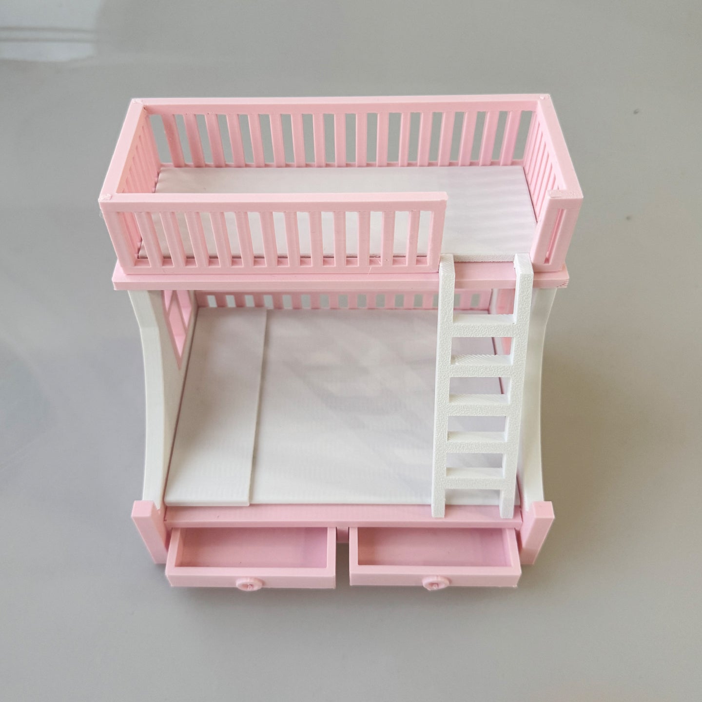 RHF12214 Bunk Beds Mini Ornaments 3D-Printed Dollhouse Desktop Scene OB Doll BJD Original Miniature Furniture