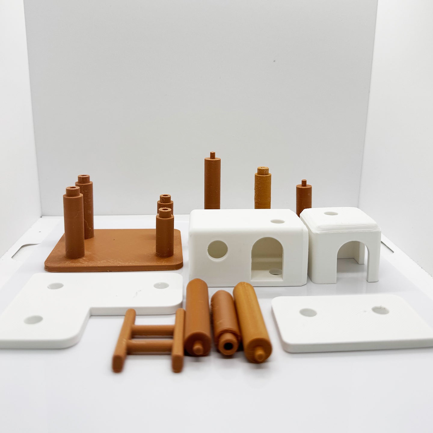 RHF12202 Miniature Cat Climbing Frame Cat Toy Set Dollhouse