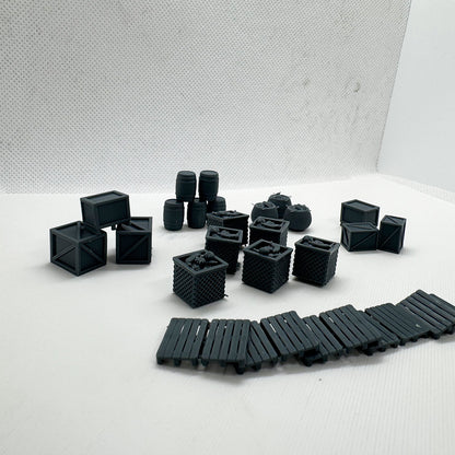 Yao's Studio LYTS055 Miniature Scene Market Items 3D Model Railway Train Scenery