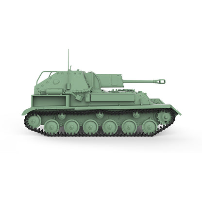 SSMODEL 611 Military Armoured Model Kit Soviet SU-76M 76mm ZiS-3 Tank Destroyer