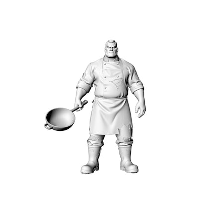 MRY-SFW LYGR328 3D Printed Post-Apocalyptic Cruise Ship Sailor Survivors Set Wargame Miniatures