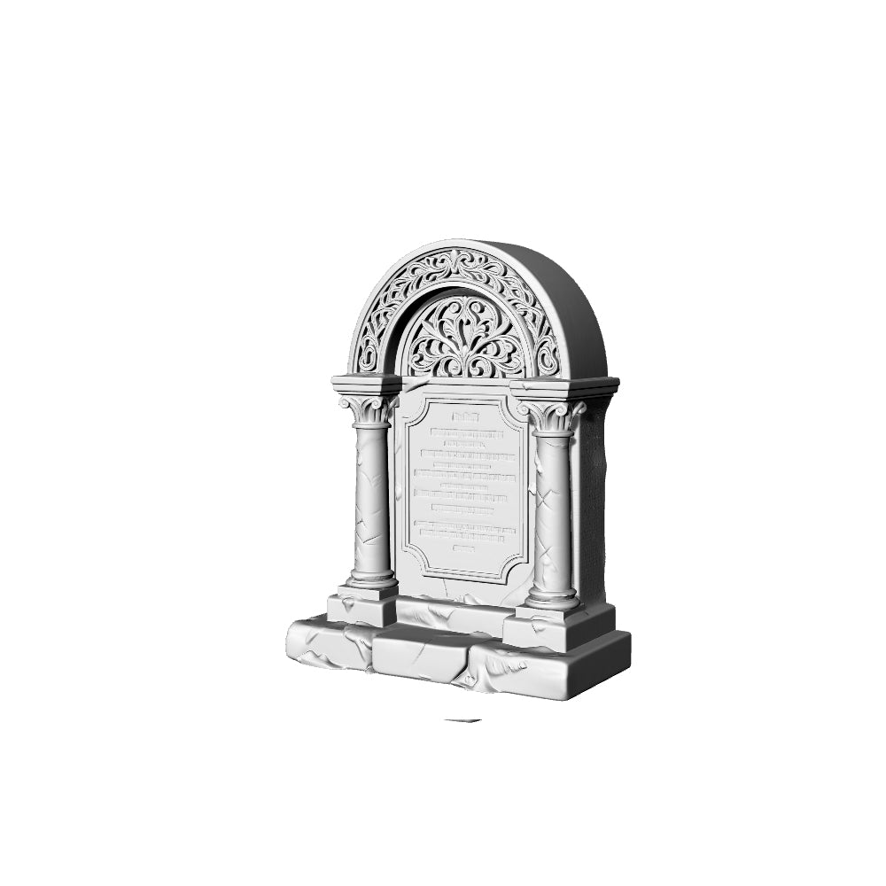 MRY-SFW LYTS266 European Retro Tombstone Set of 5£¬ 3D Printed Miniature Sandtable Decor