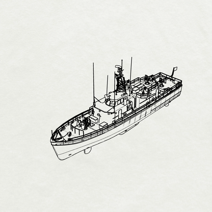 SSMODEL SSC771S
 Military Model USN
PGM-59 Class Kim Qui (HQ
605) Full Hull