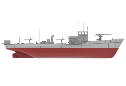 RHWS003S Type 5 Wooden Dai-Suirai Tei B-Gata Full Hull