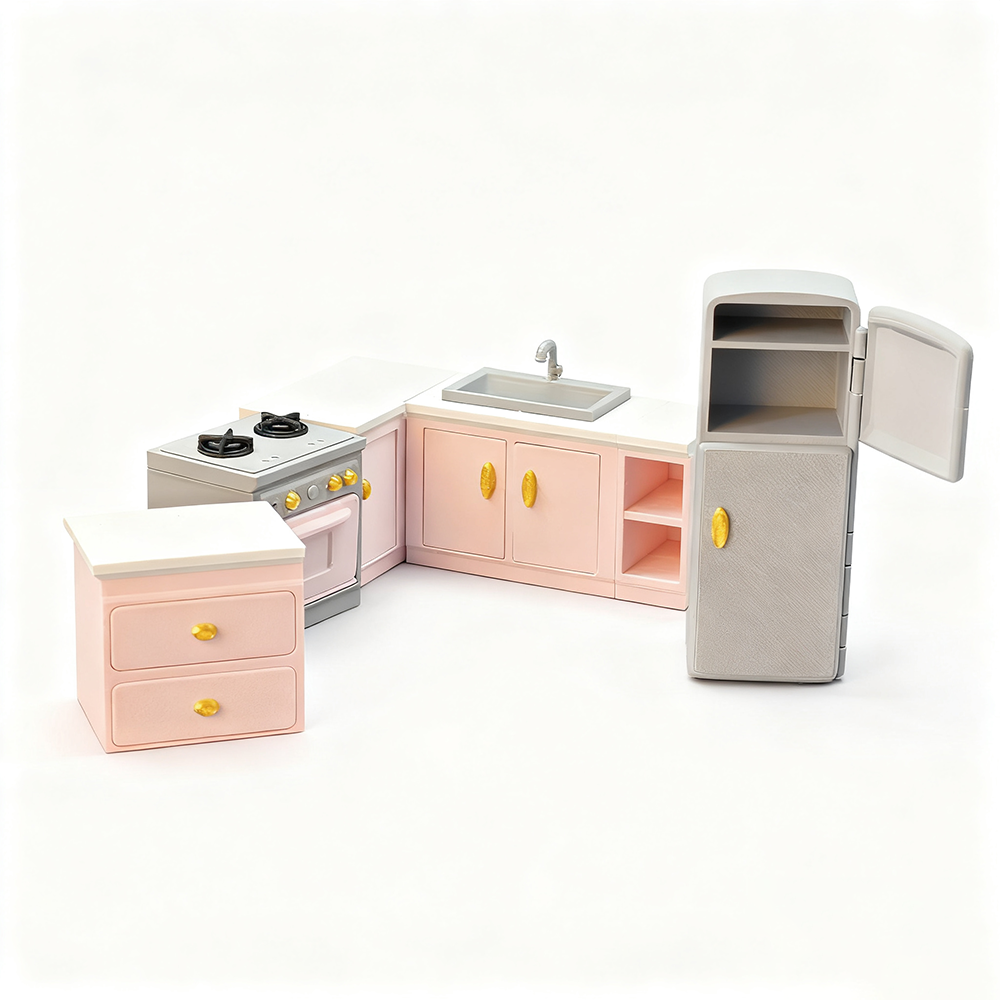 LYTP121036 1/12 Molasses's Fantasy Kitchen 3D Printing DIY Miniature Scenes Dollhouses Creative Ornaments Desktop Displays Mini Models 1/12 Scale BJD OB Dolls