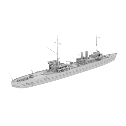 RHWS016 France Marne Class Destroyer Marne Water line