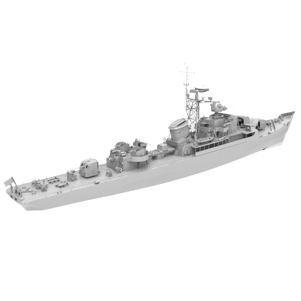 RHWS027 Military Model Kit Water Line Fregatte Karl Marx