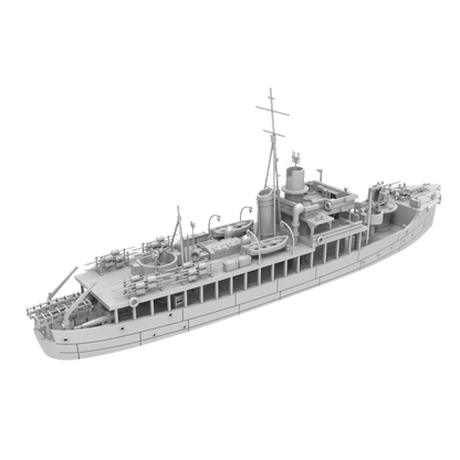 RHWS015 HMS Isles Cllass Submarine Chaser Liscomb Water line