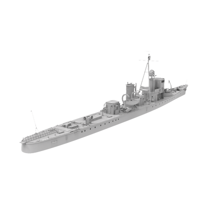RHWS014 IJN Type K-3 No.1 Submarine Chaser Kusentei Water line