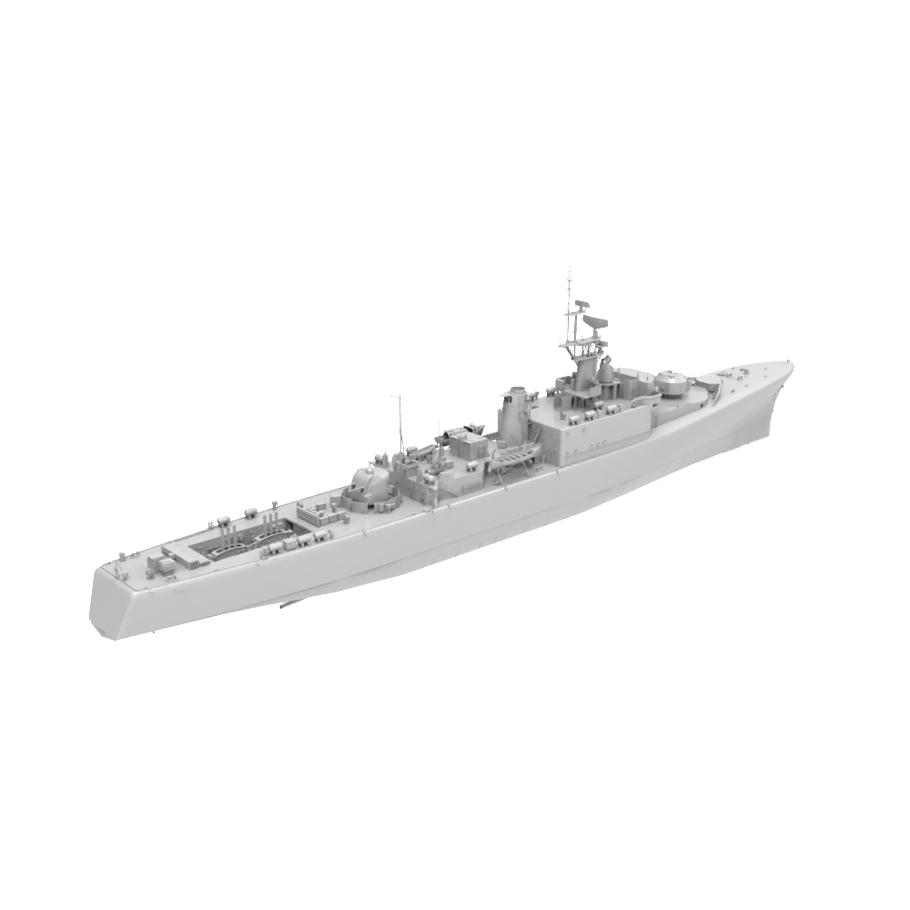 RHWS028 Military Model Kit Water Line HMCS Terra Nova DDE 229