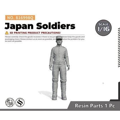 SSMODEL SS816998Q 1/16 Model Upgrade Parts Army Model Japan Soldiers 1pc