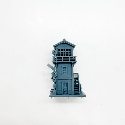 MRY-SFW LYTS124 Train Signal Tower Railway Signal Miniature 3D Printed Vintage Retro Railroad Control Tower Model for Train Enthusiasts Diorama Builders or Desktop Decor