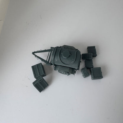 LYTS103 3D Printed Model Kit Scenic Terrain Water Tank Trailer Various Crates