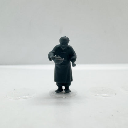 MRY-SFW LYTS141 3D Printed Republican Era Retro Market Vendor 3psc Teahouse Keeper & Peddler Figure Models for Old Street Diorama HO Scale