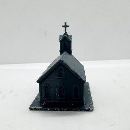MRY-SFW LYTS136 3D Printed Railroad Scenery American Country-Style Church ¨C Classic Religious Architecture Miniature for Diorama Building & Miniature Landscape Enthusiasts