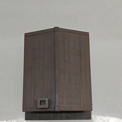 RHF0447 Triangular-roof wooden house with windows Desktop Ornament Sand Table Architecture Architectural Model Miniature House Small-scale Landscaping