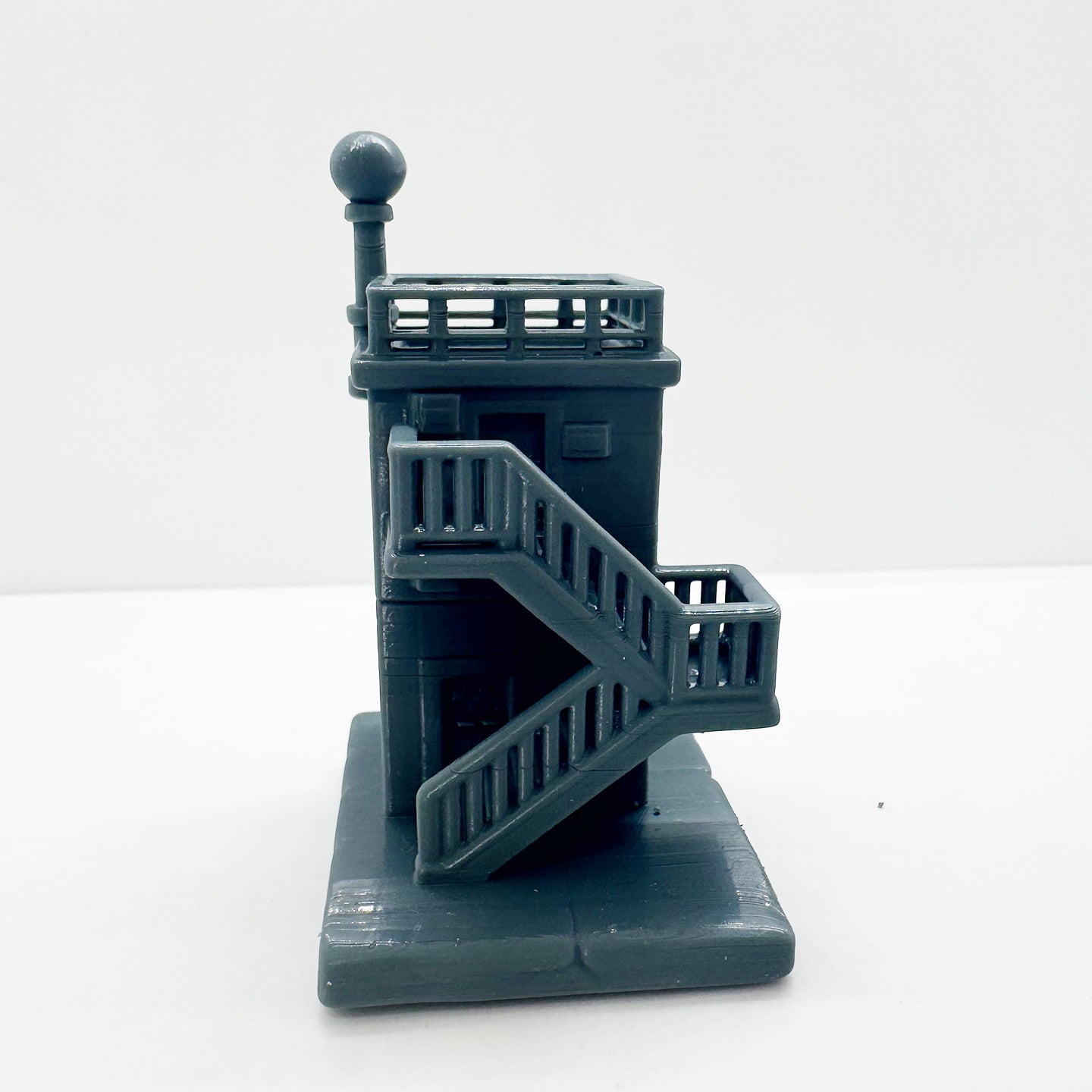 MRY-SFW LYTS127 3D Printed Mini Industrial Stairwell ¨C Classic Tower Miniature for Diorama Building & Miniature Landscape Enthusiasts