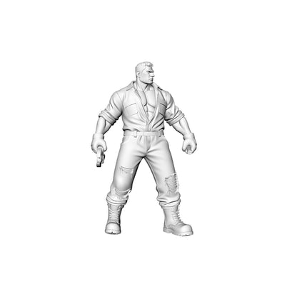 MRY-SFW LYGR326 3D Printed Post-Apocalyptic Construction Site Survivors Set Wargame Miniatures