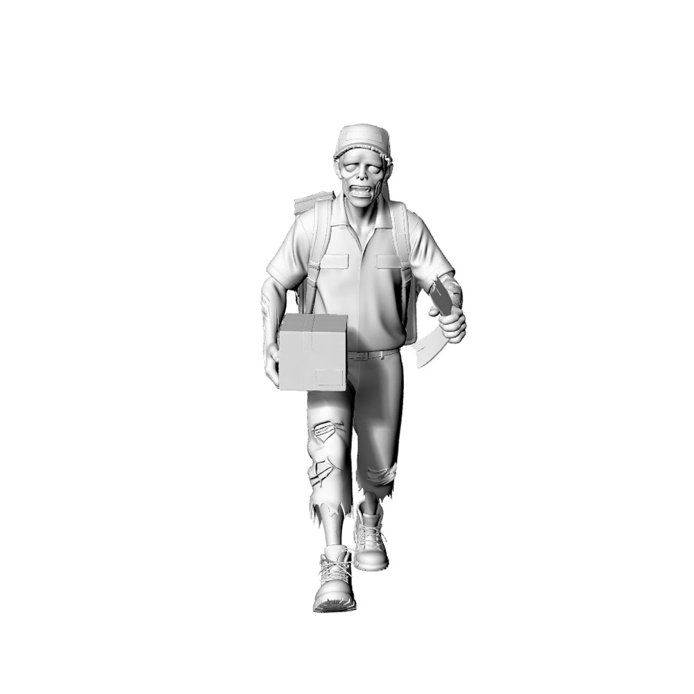 MRY-SFW LYGR308 3D Printed Urban Office Worker Zombie Miniatures, Post-Apocalyptic Office Undead Figures for Tabletop Games & Dioramas