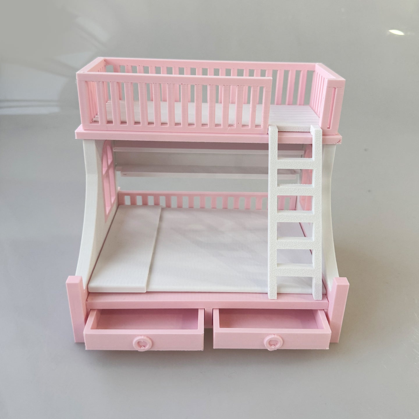 RHF12214 Bunk Beds Mini Ornaments 3D-Printed Dollhouse Desktop Scene OB Doll BJD Original Miniature Furniture