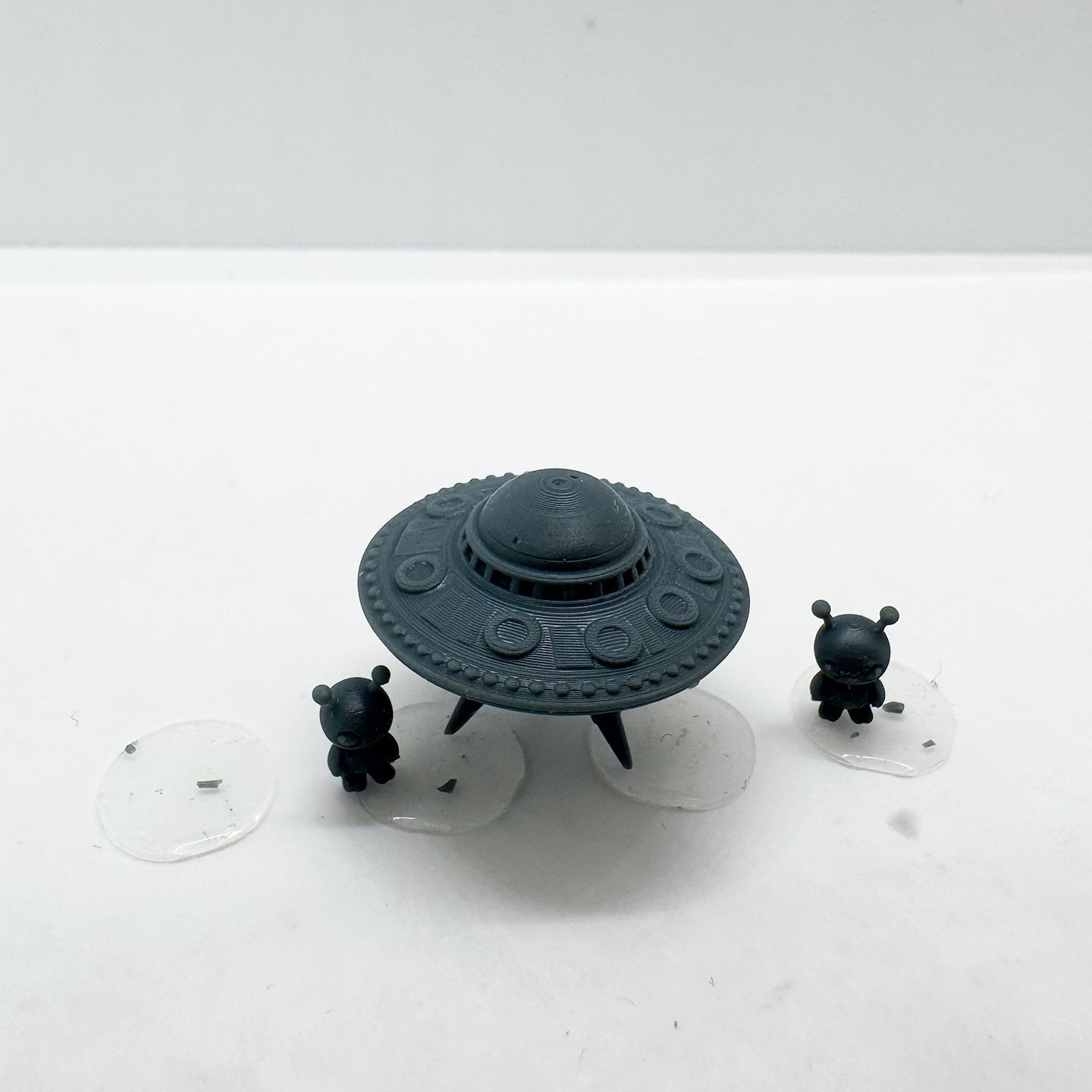 LYTS168 Multi-Style Alien Pet UFO Model - 3D Printed Sci-Fi Ornament