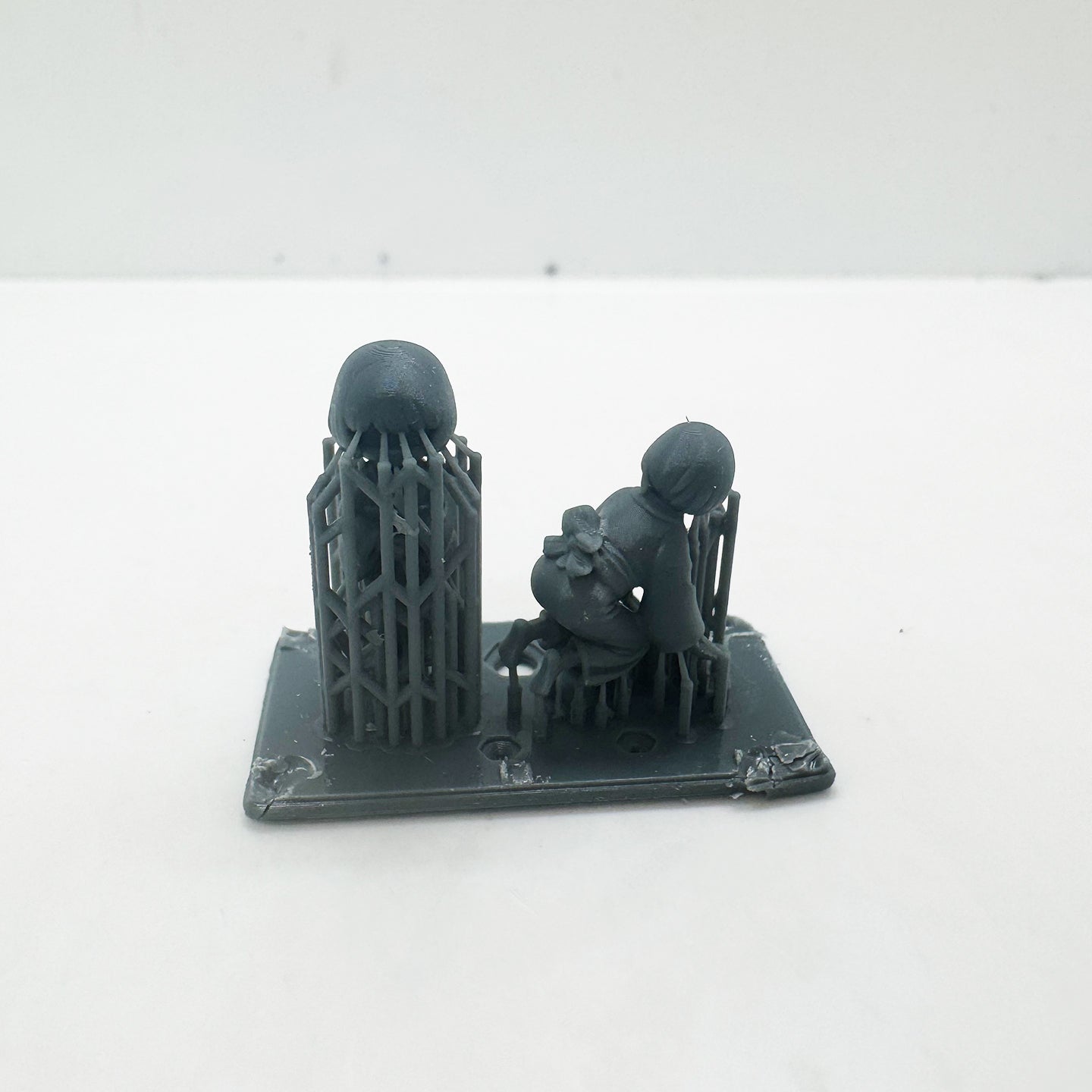 MRY-SFW MRY-SFW LYTS144 3D Printed Miniature Kimono Figures - Standing & Crawling Poses Diorama Scene Model Decoration Accessories HO Scale