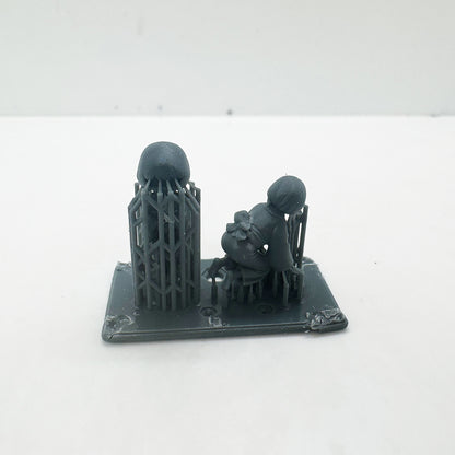 MRY-SFW MRY-SFW LYTS144 3D Printed Miniature Kimono Figures - Standing & Crawling Poses Diorama Scene Model Decoration Accessories HO Scale