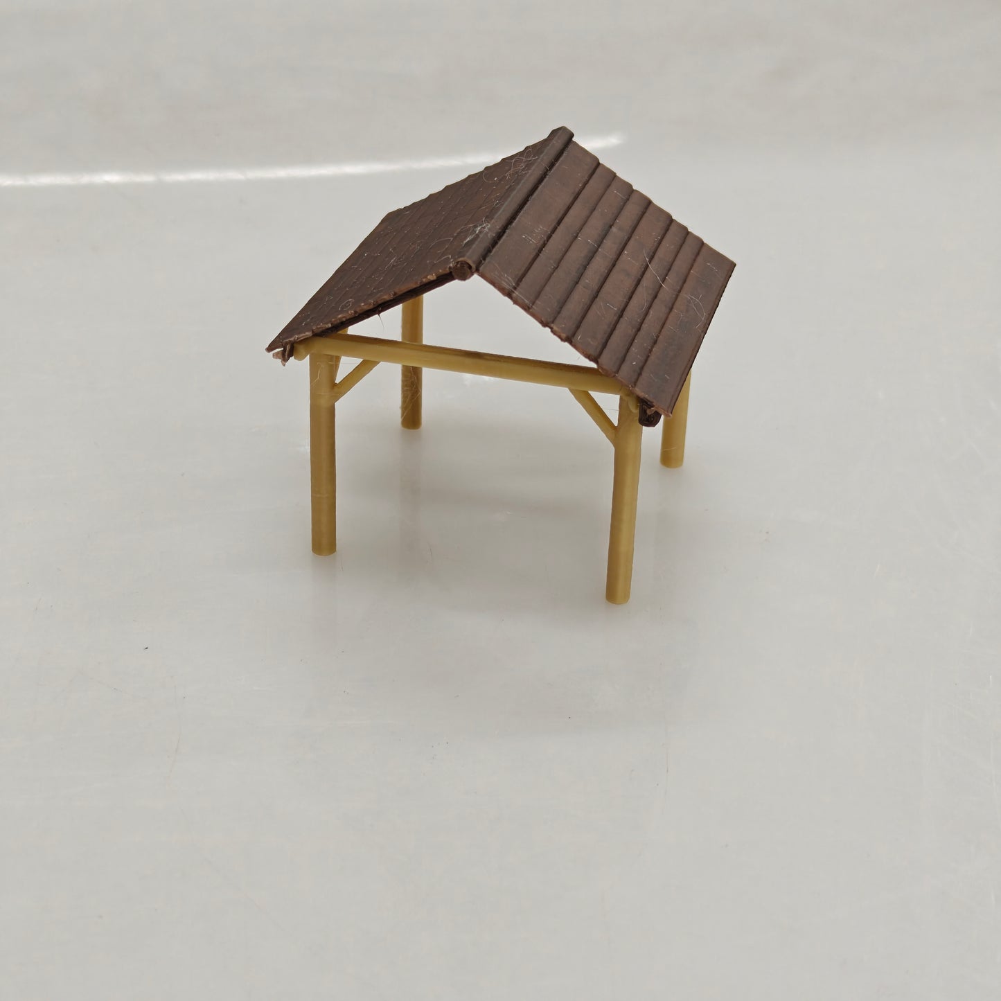 RHF0422 Farm-style Sunshade Canopy Desktop Ornament Sand Table Architecture Architectural Model Miniature House Small-scale Landscaping