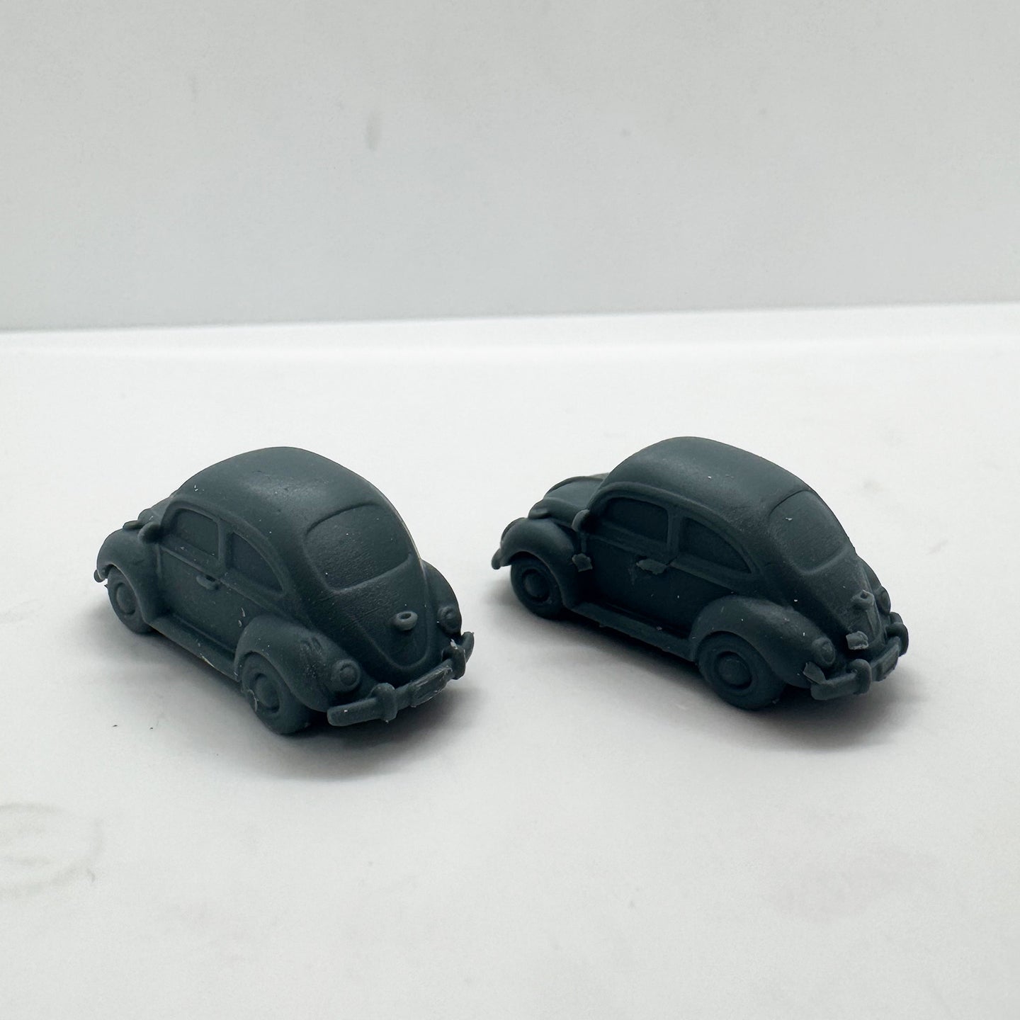 LYTS160 3D Printed Volkswagen Beetle Car Model - Miniature Vehicle for Train Layout Diorama Scenery