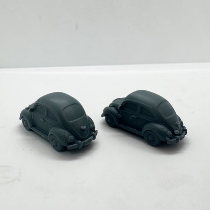LYTS160 3D Printed Volkswagen Beetle Car Model - Miniature Vehicle for Train Layout Diorama Scenery