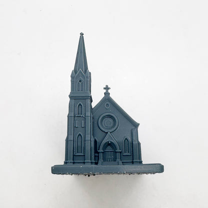 MRY-SFW LYTS134 3D Printed Classic Church of Michigan ¨C Retro Church Miniature for Diorama Builders Collectors or Religious Architecture Enthusiasts
