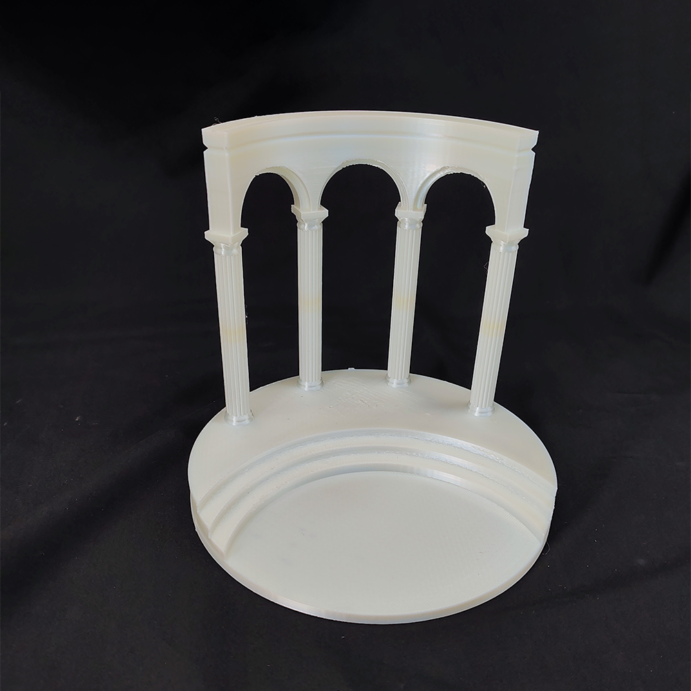 LYTP024B Roman Architecture Ornament Roman Column 3D Printed Roman Architecture Aquarium Decor Fish Tank Landscape Set With Hideout Caves