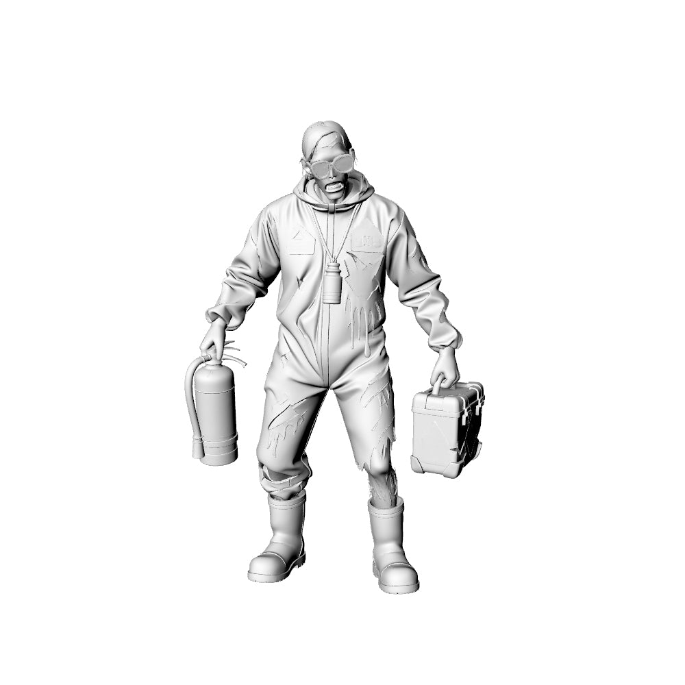 MRY-SFW LYGR307 3D Printed Bio-Mutant Zombie Miniatures, Post-Apocalyptic Experiment Undead Figures for Tabletop Games & Dioramas